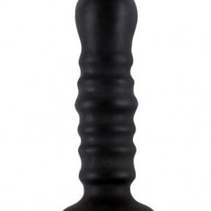 6 INCH ASS-JACKER RIBBED BUTT PLUG