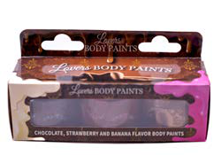 LOVERS BODY PAINTS | EDIBLE CHOCOLATE STRAWBERRY BANANA | 180ML