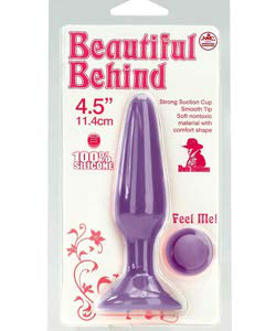 BEAUTIFUL BEHIND PURPLE 4,5 INCH BUTT PLUG