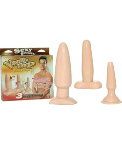 VANILLA DIP BUTT PLUGS KIT