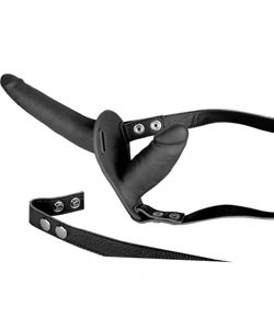 SEX COMPANION DOUBLE SILICONE DILDO STRAP ON