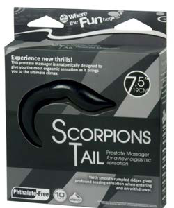 SCORPIONS TAIL 7,5 INCH PVC WATERPROOF | PROSTATE MASSAGER