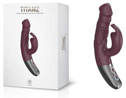 TITANZ RECHARGEABLE SILICONE RABBIT | VIBRATOR