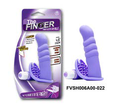 THE FINGER SLEEVE AND BULLET TICKLER VIBRATOR