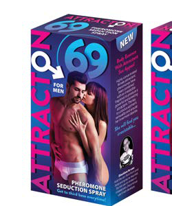 ATTRACTION 69 PHEROMONE SPRAY FOR MEN