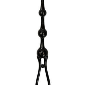 BUBBLE WAND BUTT BEADS BLACK