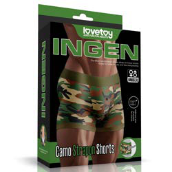 CAMO STRAPON SHORTS (33 - 37 INCH WAIST)