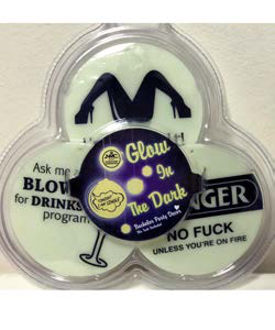 LUMINOUS ADULT PARTY COASTERS 3'S