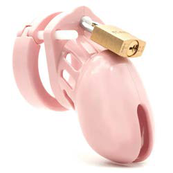 CB-X - CB-6000S CHASTITY COCK CAGE PINK 35 MM