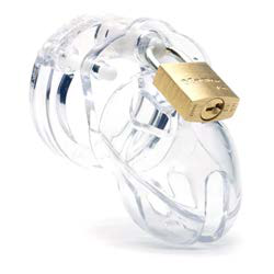 CB-X - MR STUBB CHASTITY COCK CAGE CLEAR
