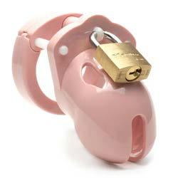 CB-X - MR STUBB CHASTITY COCK CAGE PINK