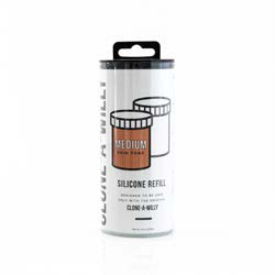 CLONE-A-WILLY - REFILL MEDIUM SKIN TONE SILICONE