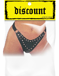 DISCOUNT LEATHER PANTIES WITH STUDS
