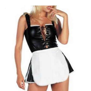 LATEX MAID'S DRESS