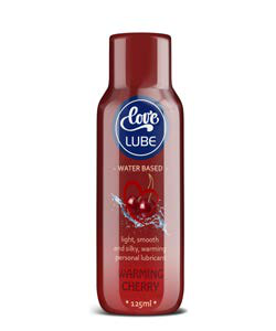 LOVE LUBE WATER-BASED WARMING CHERRY LUBRICANT 125ML