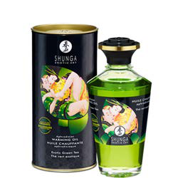 SHUNGA - APHRODISIAC WARMING OIL BLAZING CHERRY 100 ML
